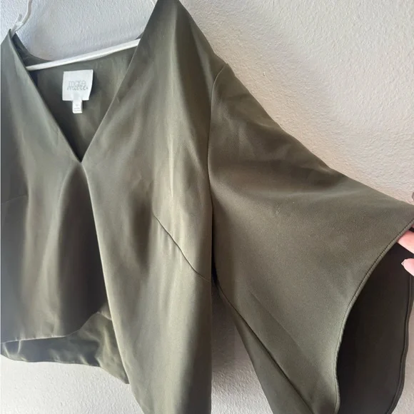 Anthropologie Mare Mare draped v-neck top - Picture 3 of 6